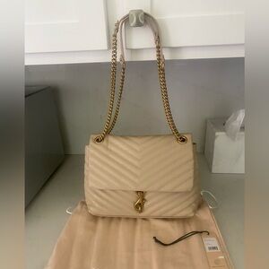 Rebecca Minkoff Edie Flap bag in color Sand Dune